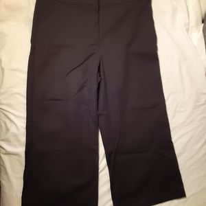 LOFT PETITES Wide Leg Crop Pant